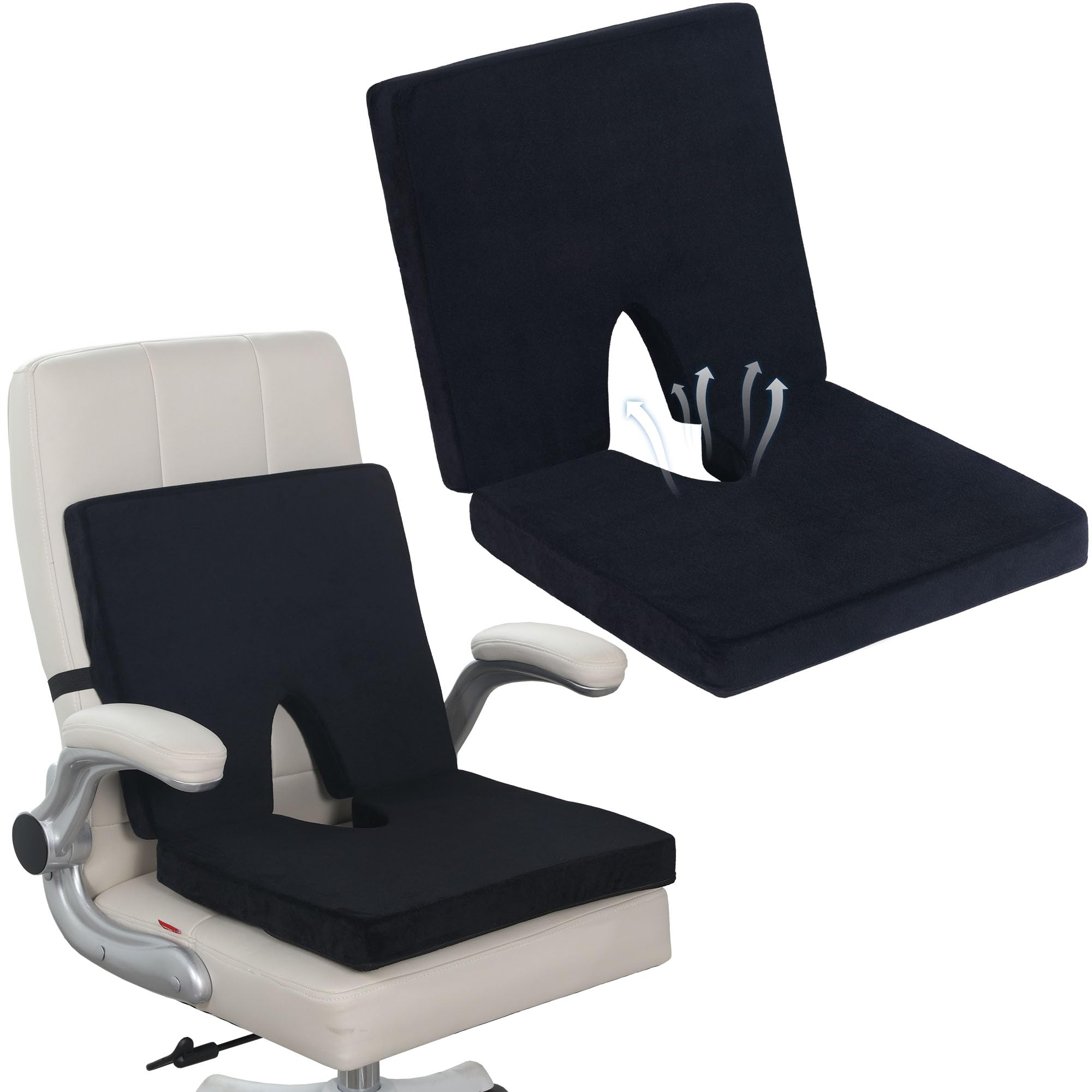 Amazon.com: BALAPET Lumbar Support Seat Cushion,Ergonomic